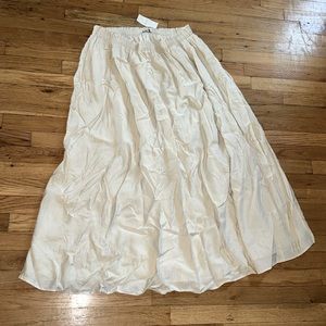 Abercrombie and Fitch linen midi skirt